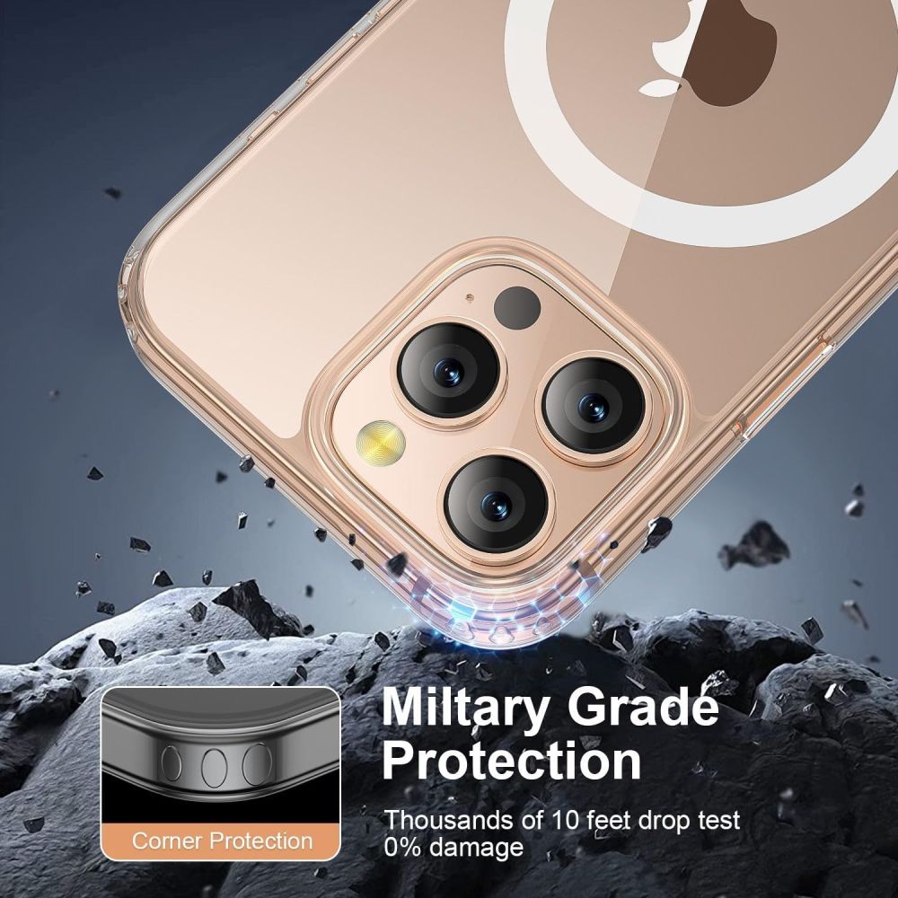 Tech-Protect Tech-Protect iPhone 16 Pro Max Skal MagSafe Flex Transparent