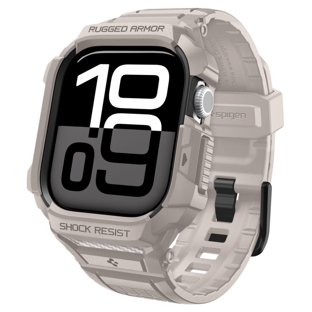 Spigen Spigen Apple Watch 11/10 42 mm Skal/Armband Rugged Armor 'Pro'