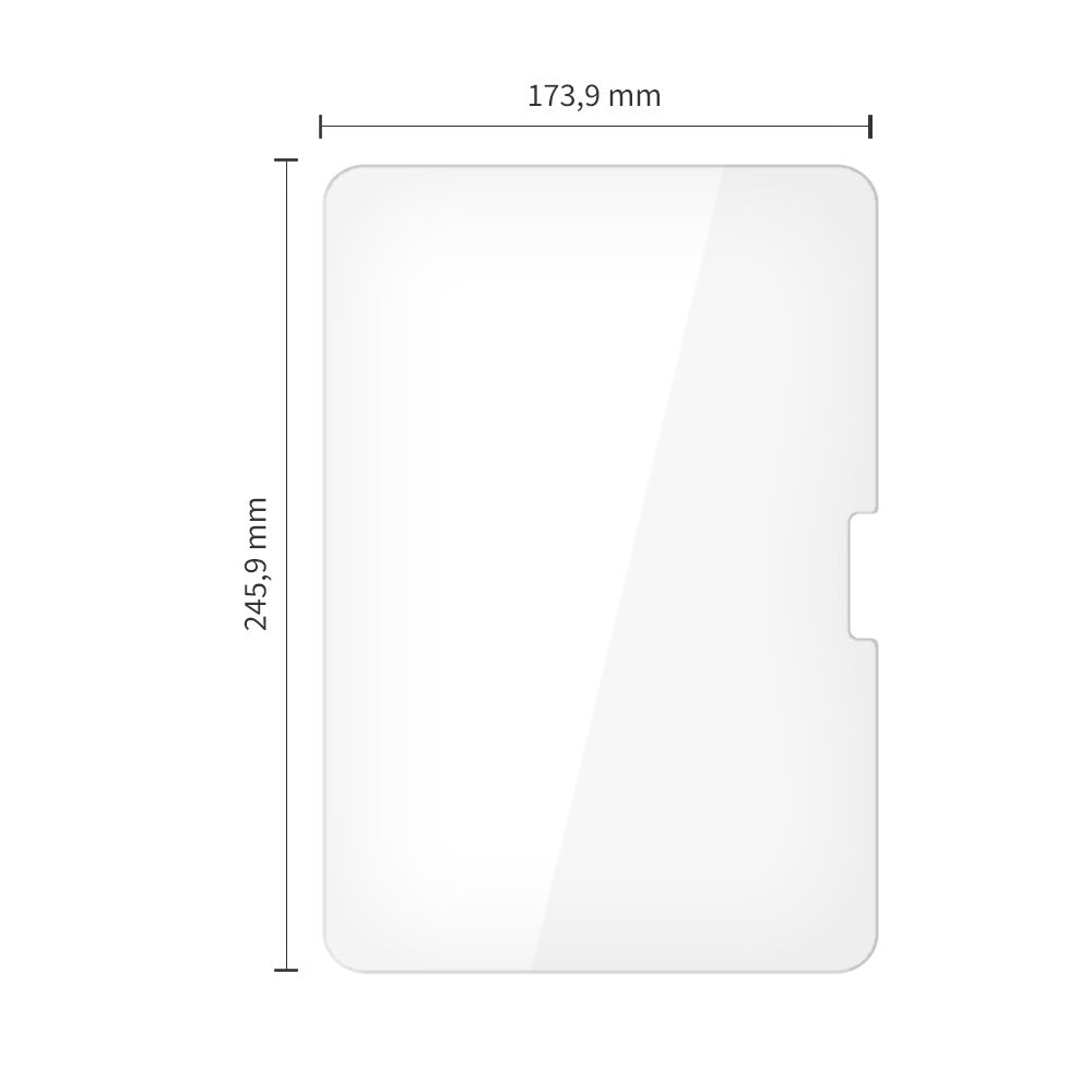Tech-Protect Tech-Protect iPad Pro 11 2025/2024 2-PACK Skärmskydd GlassFit+