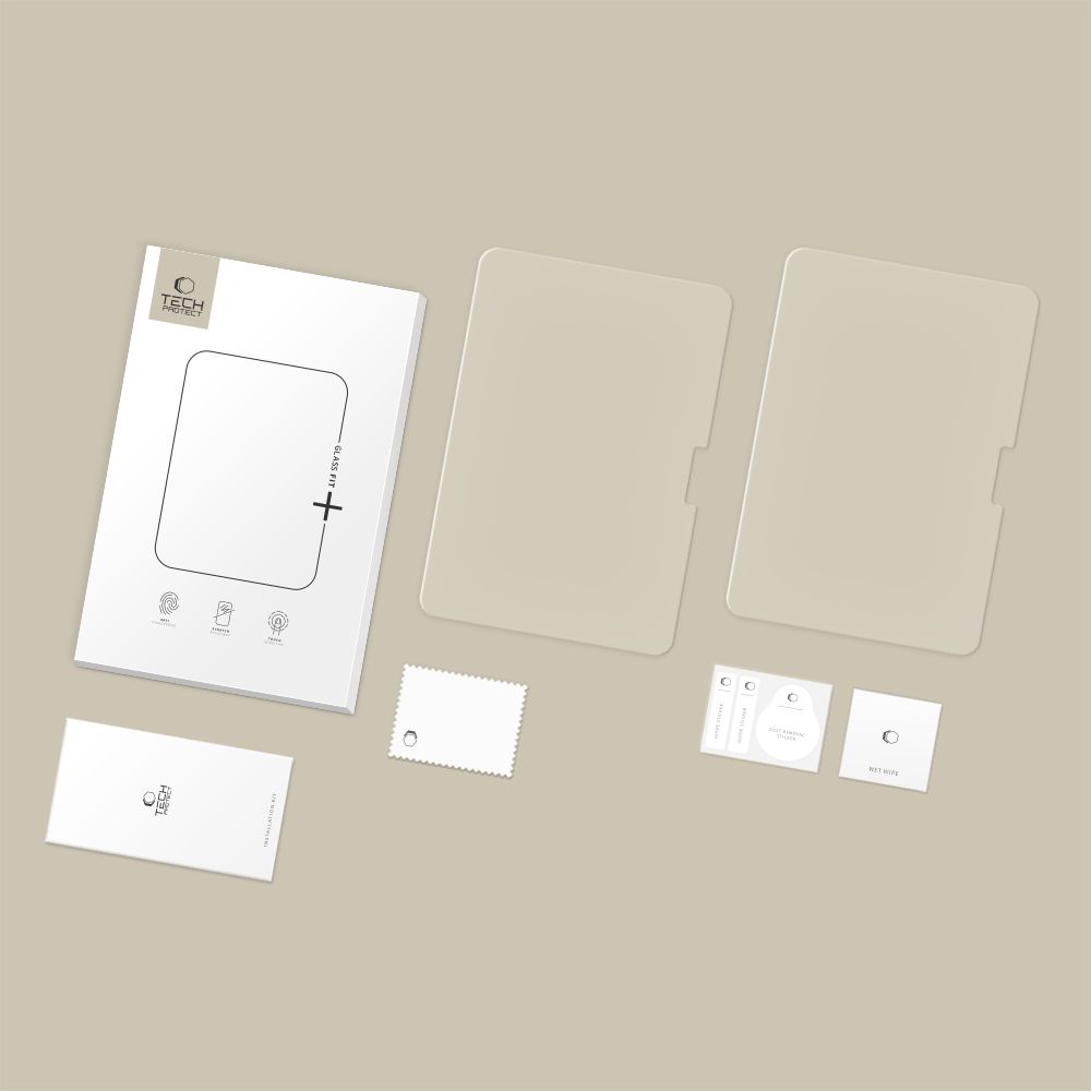 Tech-Protect Tech-Protect iPad Pro 11 2025/2024 2-PACK Skärmskydd GlassFit+