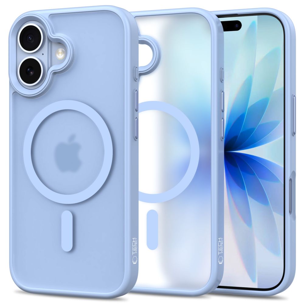Tech-Protect Tech-Protect iPhone 17 Skal MagSafe MagMat Mist Blue