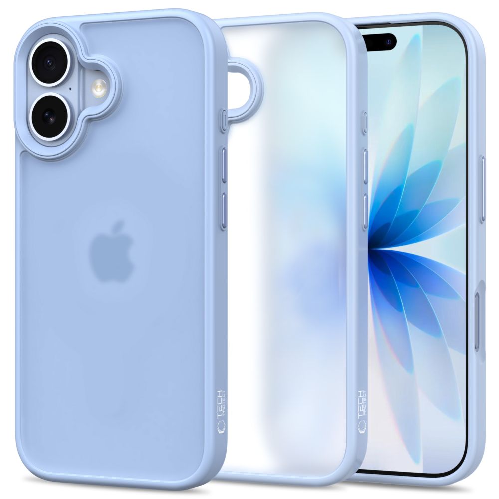Tech-Protect Tech-Protect iPhone 17 Skal MagMat Mist Blue