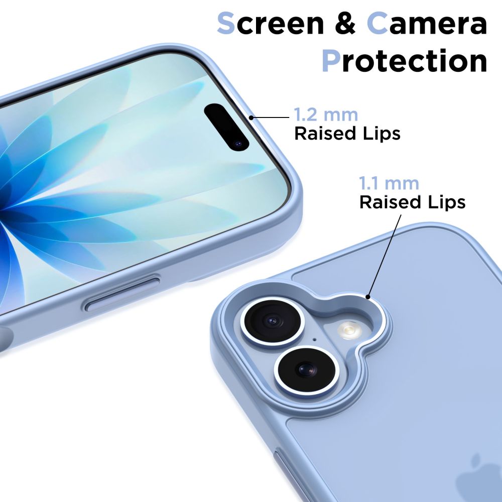 Tech-Protect Tech-Protect iPhone 17 Skal MagMat Mist Blue