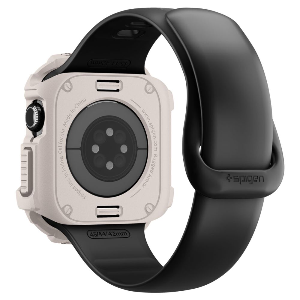Spigen Spigen Apple Watch 11/10 42 mm Skal Rugged Armor Dune Beige