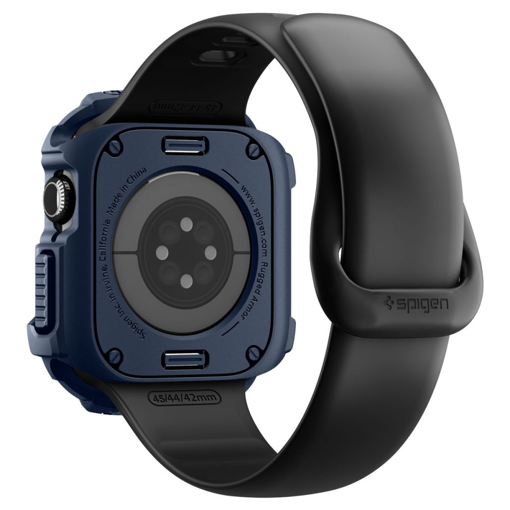 Spigen Spigen Apple Watch 11/10 42 mm Skal Rugged Armor Navy Blue