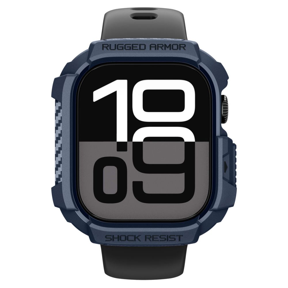 Spigen Spigen Apple Watch 11/10 42 mm Skal Rugged Armor Navy Blue