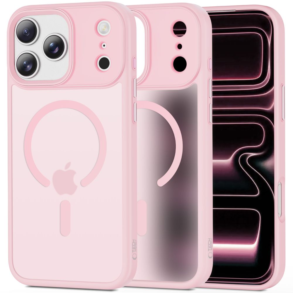 Tech-Protect Tech-Protect iPhone 17 Pro Max Skal MagSafe MagMat Rosa