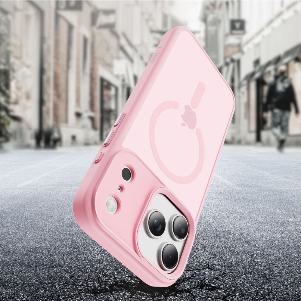 Tech-Protect Tech-Protect iPhone 17 Pro Max Skal MagSafe MagMat Rosa