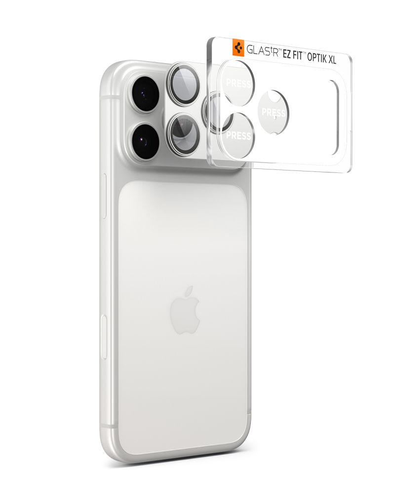 Spigen Spigen iPhone 17 Pro Linsskydd Optik Pro GLAS.tR 