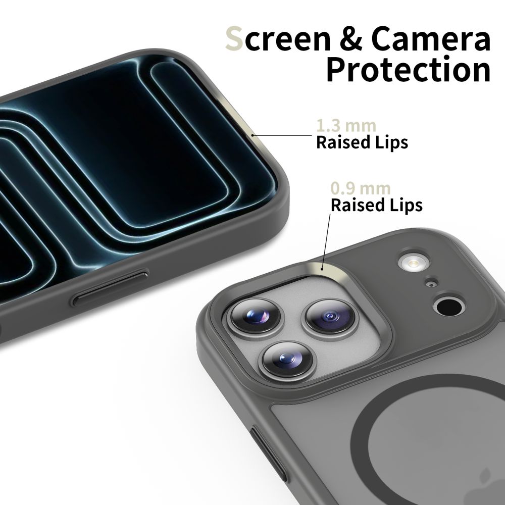 Tech-Protect Tech-Protect iPhone 17 Pro Max Skal MagSafe MagMat Crayon Grey