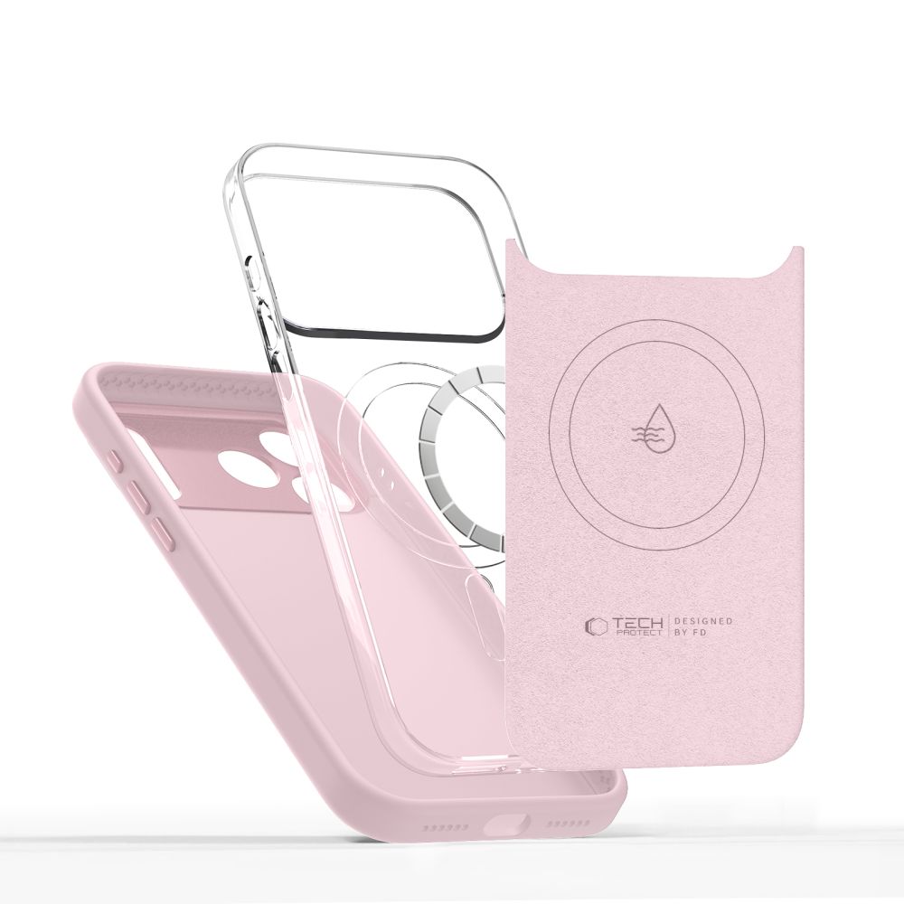 Tech-Protect Tech-Protect iPhone 17 Pro Max Skal MagSafe Uniq Rosa