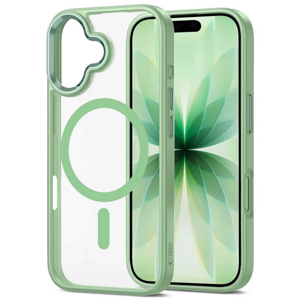 Tech-Protect Tech-Protect iPhone 17 Skal MagSafe MagMat Sage / Clear