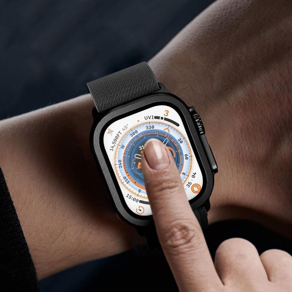 Tech-Protect Tech-Protect Apple Watch Ultra 49 mm 2-PACK Skärmskydd GlassRing