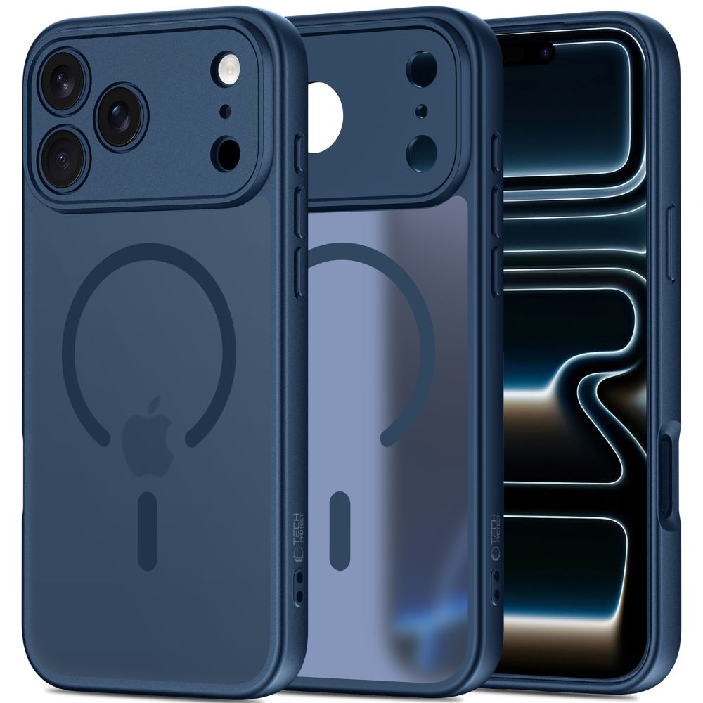 Tech-Protect Tech-Protect iPhone 17 Pro Skal MagSafe BasicMag Deep Blue