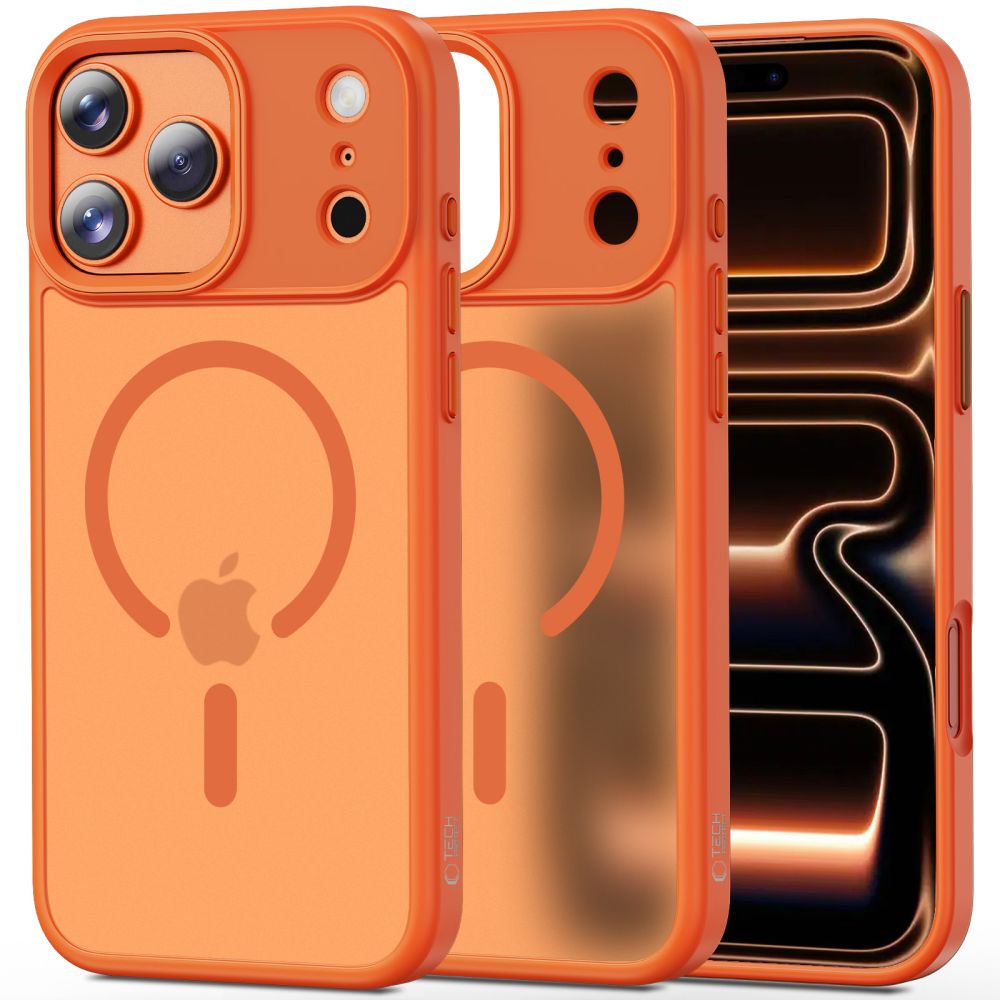 Tech-Protect Tech-Protect iPhone 17 Pro Max Skal MagSafe MagMat Cosmic Orange
