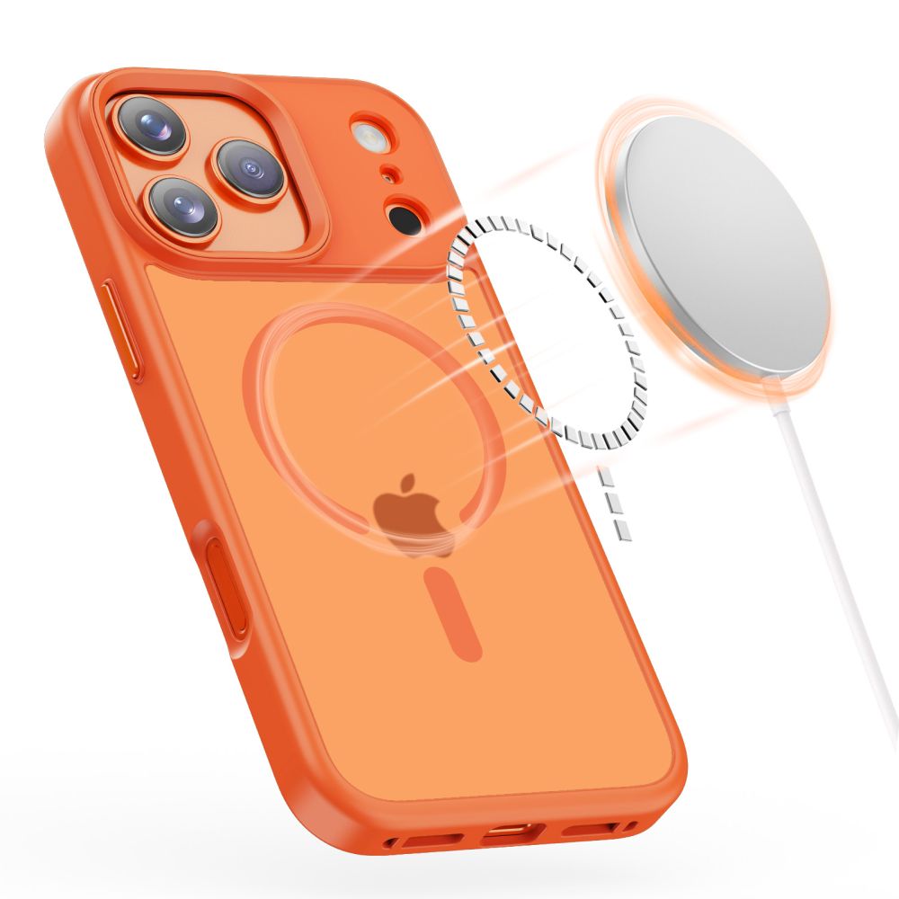 Tech-Protect Tech-Protect iPhone 17 Pro Skal MagSafe MagMat Cosmic Orange