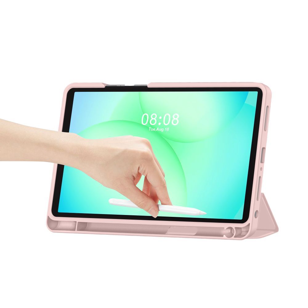 Tech-Protect Tech-Protect Samsung Galaxy Tab A11/A9 Fodral SC Pennhållare Rosa