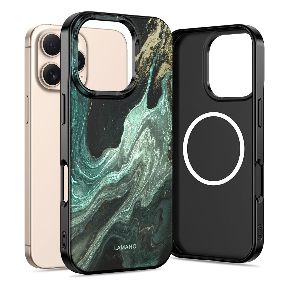 Tech-Protect Tech-Protect iPhone 16 Pro Max Skal MagSafe Lamano Verde Aura