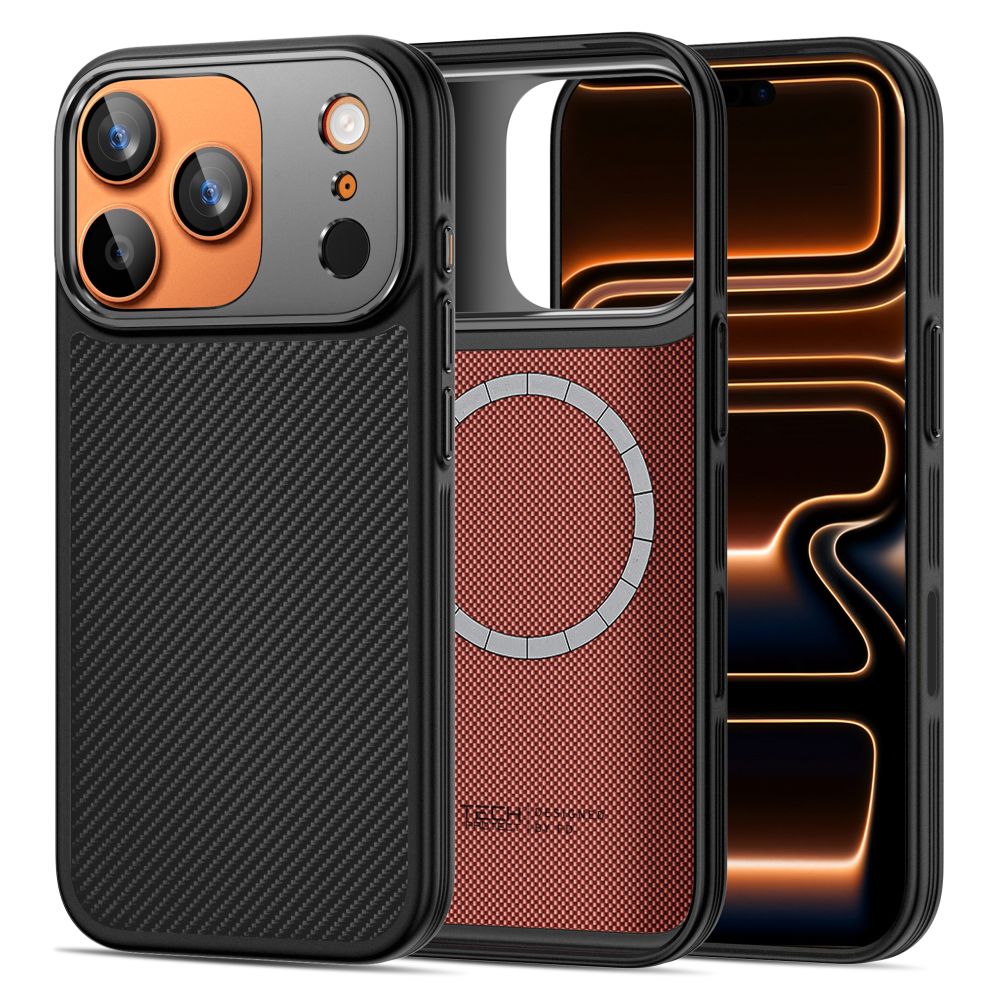 Tech-Protect Tech-Protect iPhone 17 Pro Skal MagSafe Kevlar Aramid Svart