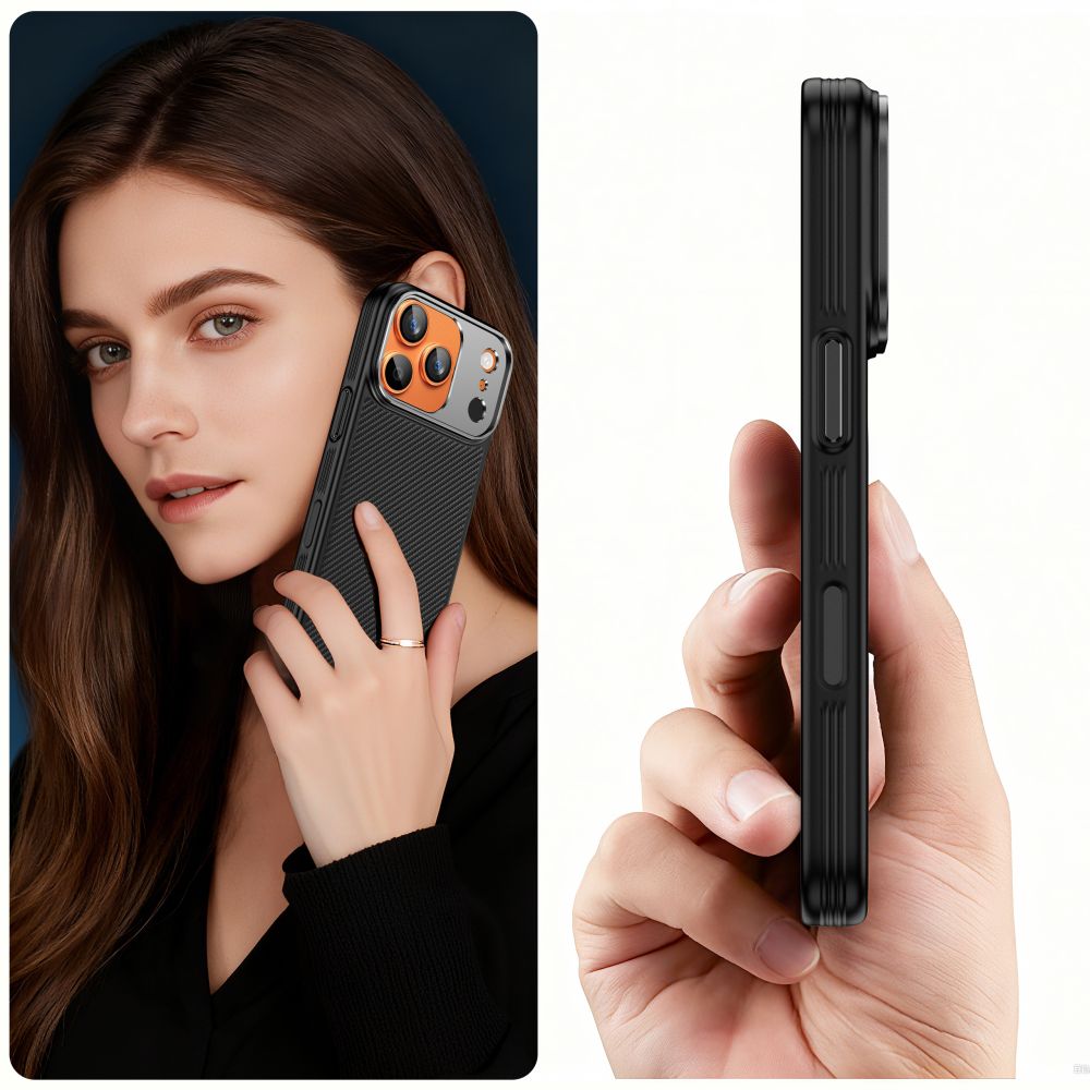 Tech-Protect Tech-Protect iPhone 17 Pro Skal MagSafe Kevlar Aramid Svart