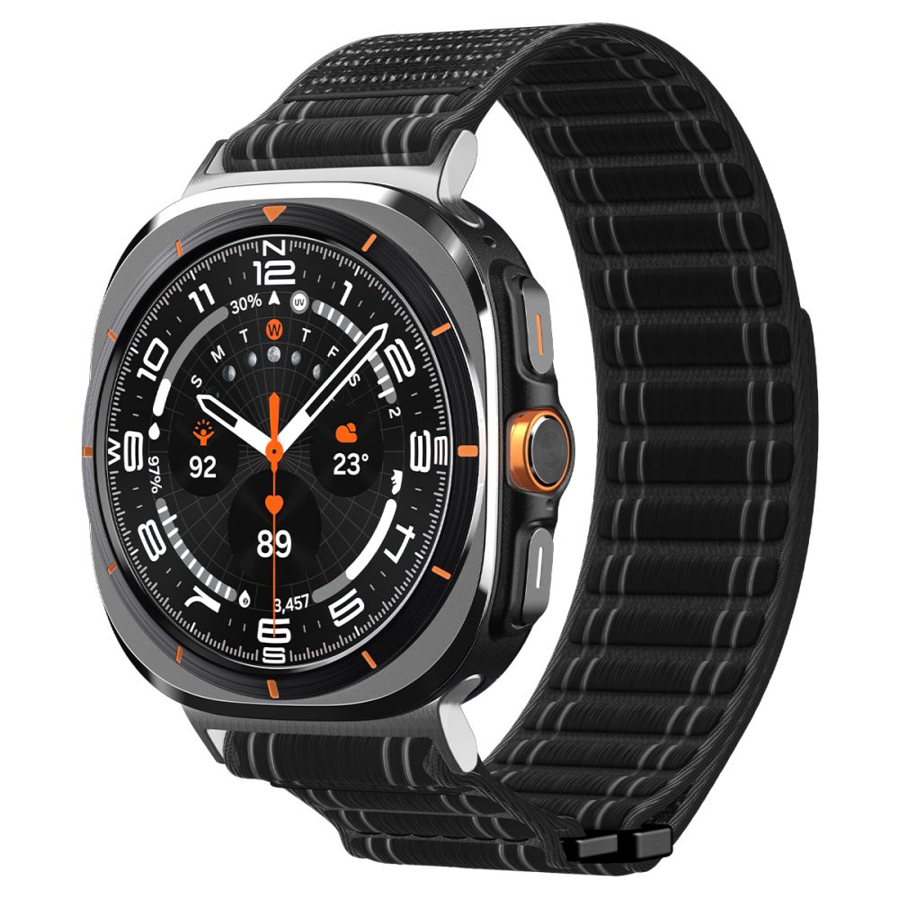 Spigen Spigen Galaxy Watch Ultra (2025) / 47 mm Klockarmband Svart