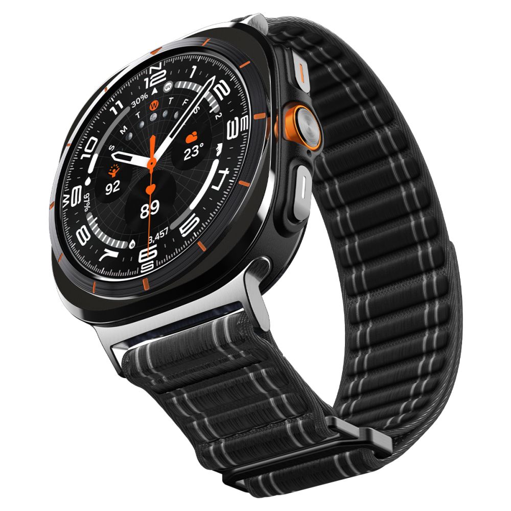 Spigen Spigen Galaxy Watch Ultra (2025) / 47 mm Klockarmband Svart