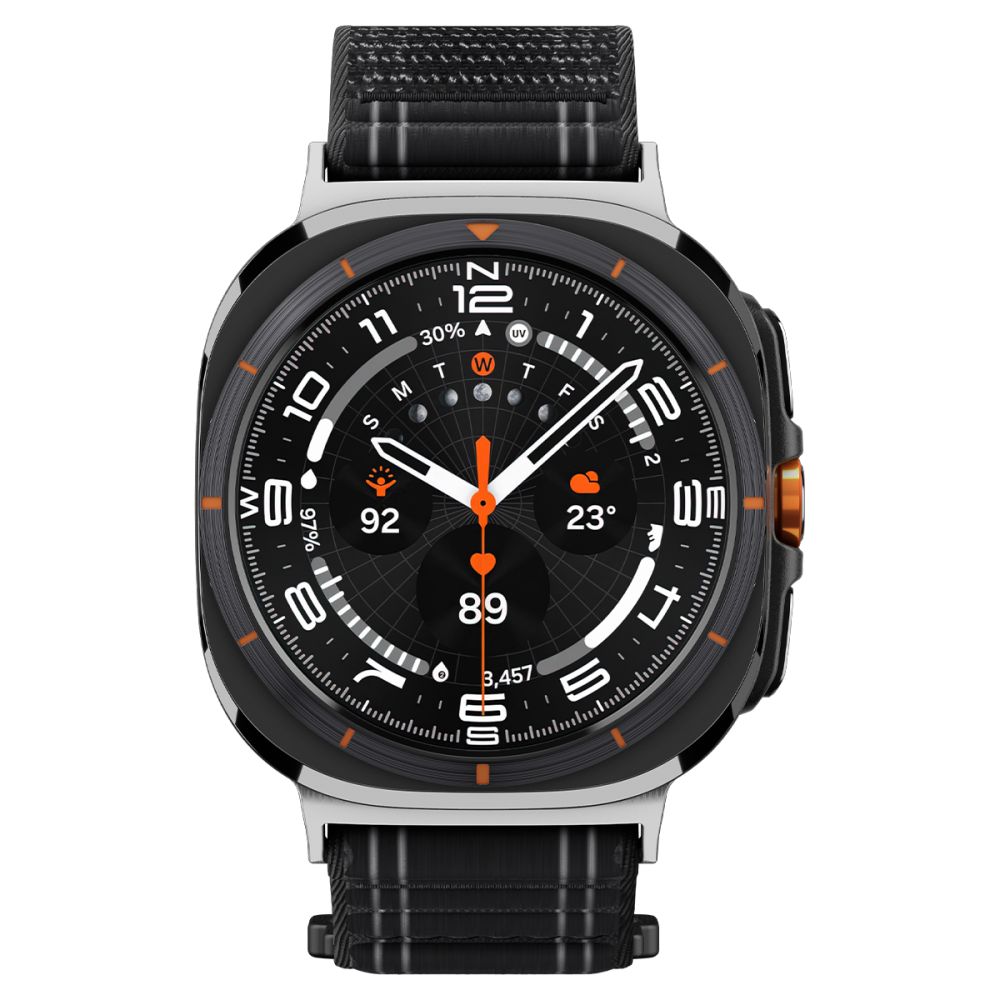 Spigen Spigen Galaxy Watch Ultra (2025) / 47 mm Klockarmband Svart