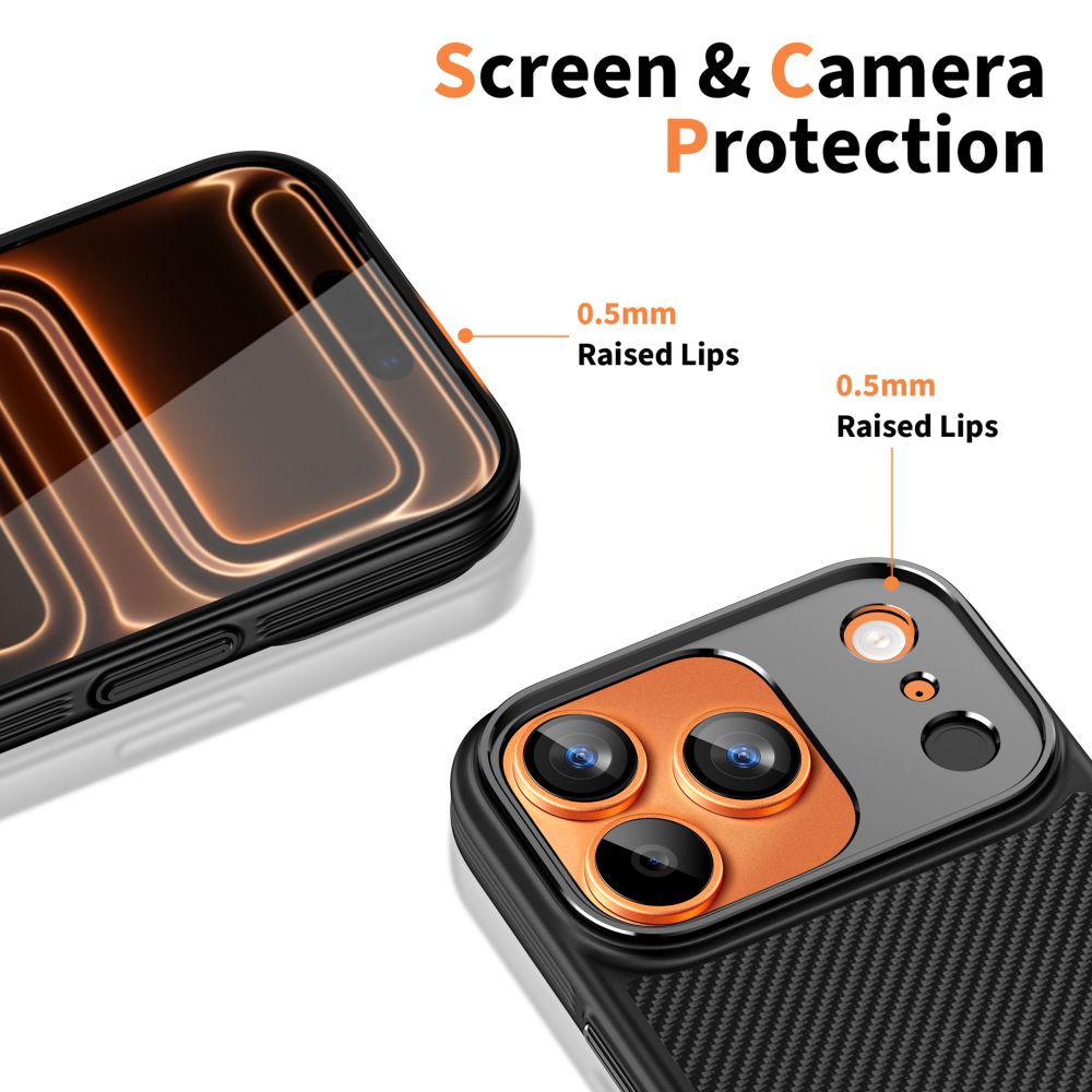 Tech-Protect Tech-Protect iPhone 17 Pro Max Skal MagSafe Kevlar Aramid Svart