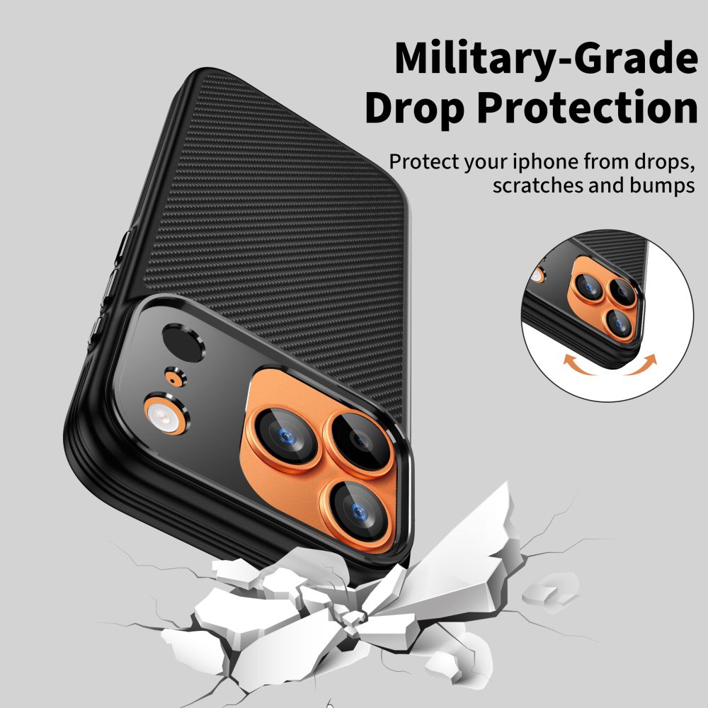 Tech-Protect Tech-Protect iPhone 17 Pro Max Skal MagSafe Kevlar Aramid Svart