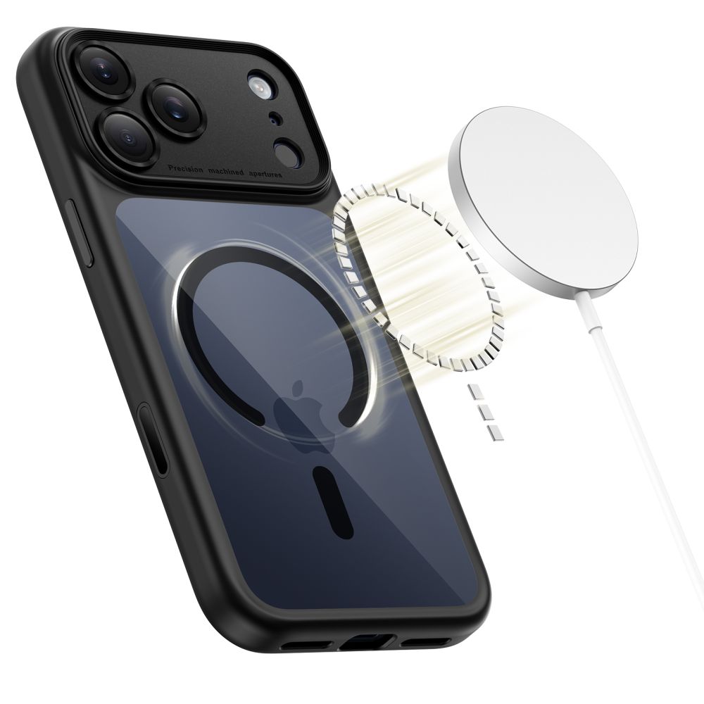 Tech-Protect Tech-Protect iPhone 17 Pro Skal MagSafe MagPeak Svart/Transparent
