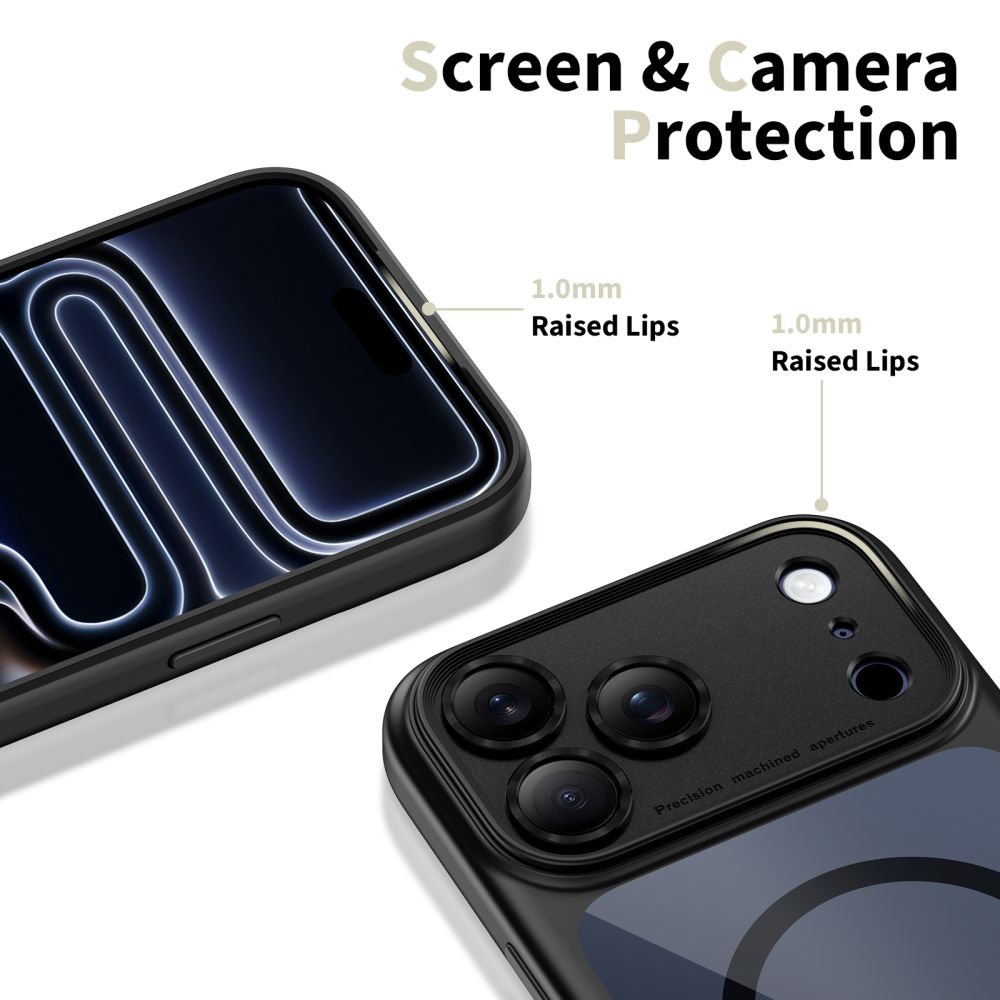 Tech-Protect Tech-Protect iPhone 17 Pro Skal MagSafe MagPeak Svart/Transparent