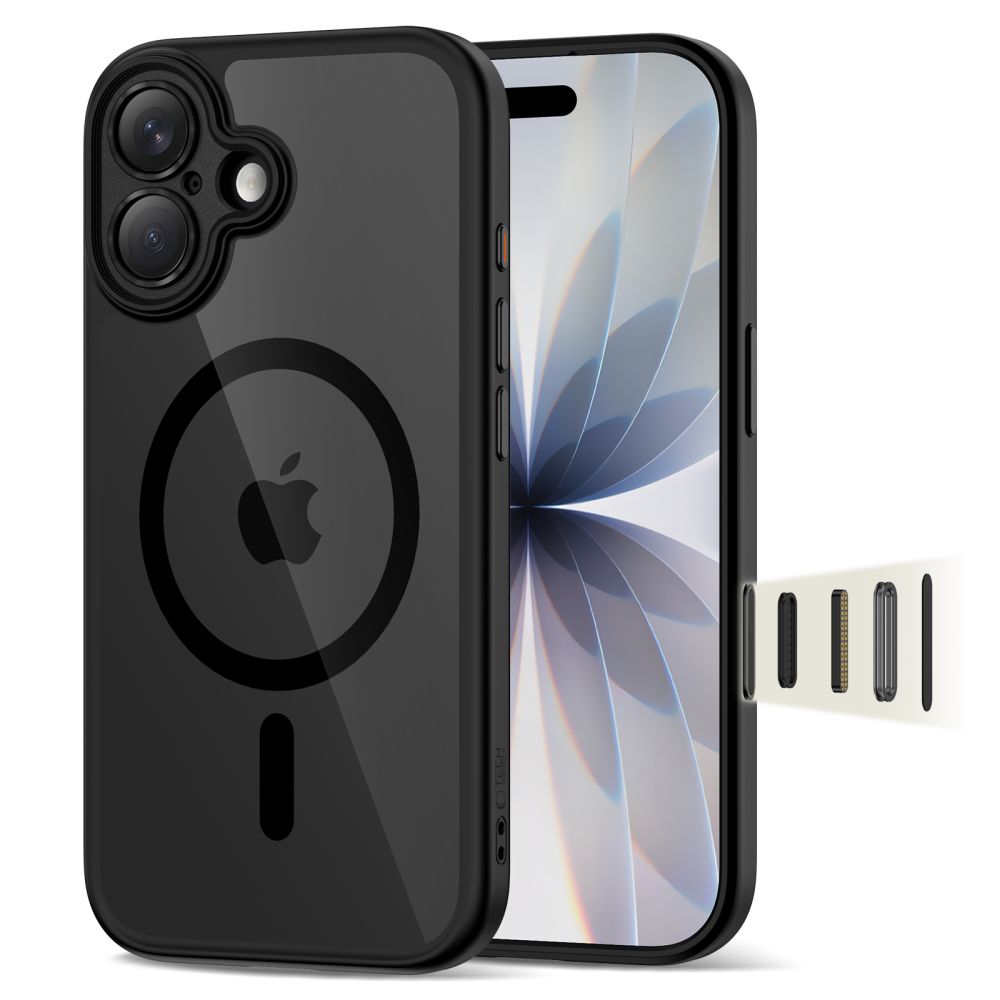 Tech-Protect Tech-Protect iPhone 17 Skal MagSafe MagPeak Svart/Transparent
