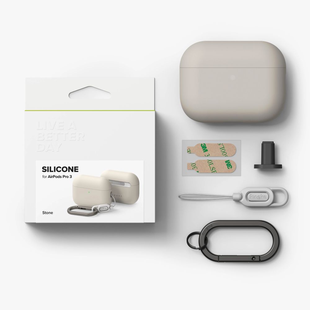 Ringke Ringke AirPods Pro 3 Skal Silikon Stone