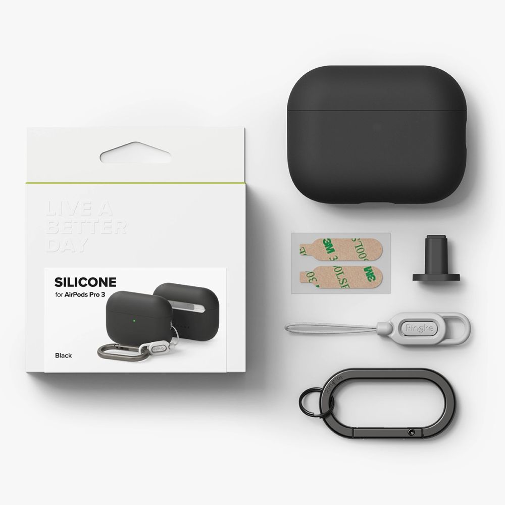 Ringke Ringke AirPods Pro 3 Skal Silikon Svart