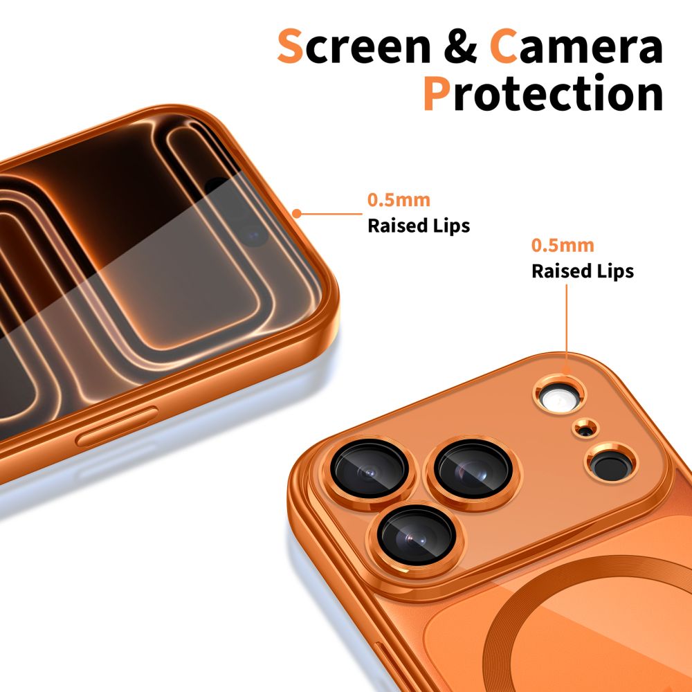 Tech-Protect Tech-Protect iPhone 17 Pro Skal MagSafe MagFlex Cosmic Orange
