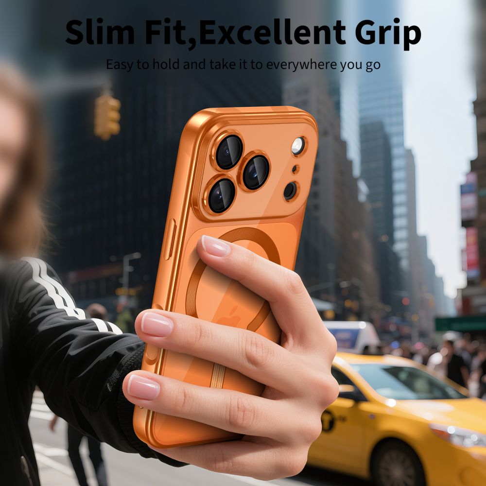 Tech-Protect Tech-Protect iPhone 17 Pro Skal MagSafe MagFlex Cosmic Orange
