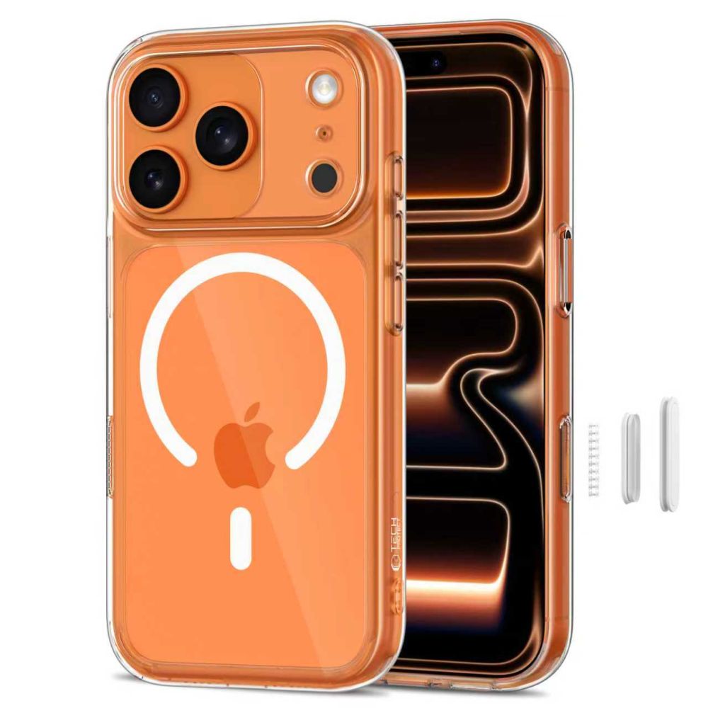 Tech-Protect Tech-Protect iPhone 17 Pro Max Skal MagSafe MagPeak Transparent