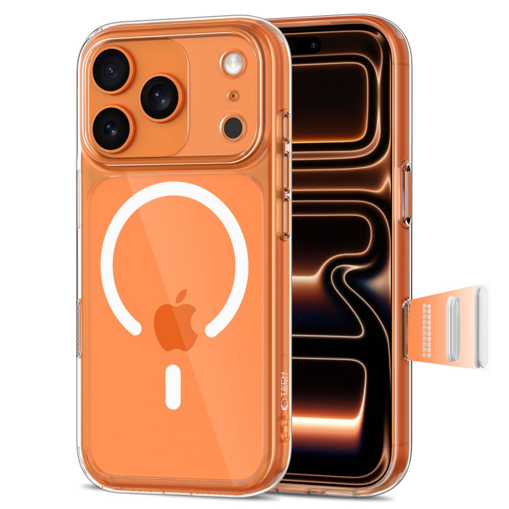 Tech-Protect Tech-Protect iPhone 17 Pro Skal MagSafe MagPeak Transparent