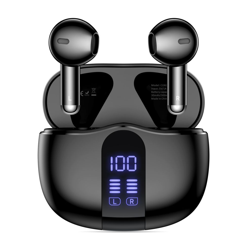 Tech-Protect Tech-Protect Hörlurar In-Ear UltraBoost TWS Svart