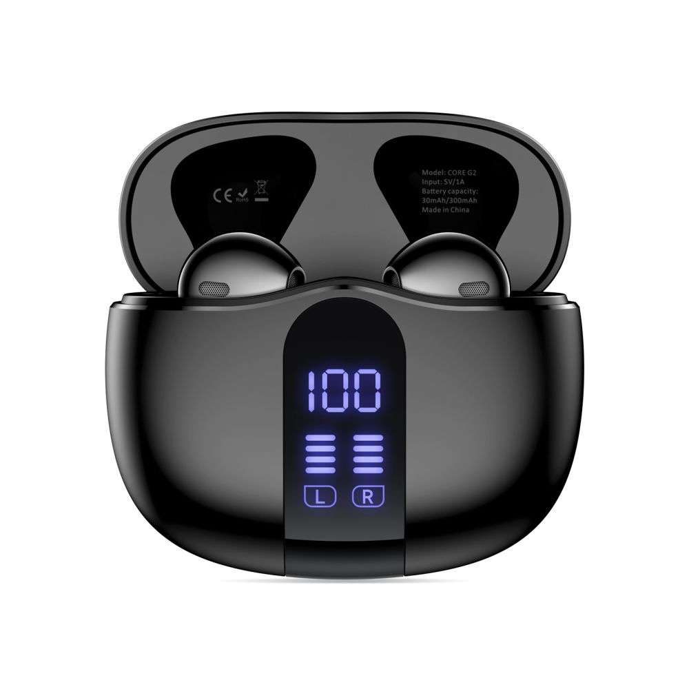 Tech-Protect Tech-Protect Hörlurar In-Ear UltraBoost TWS Svart