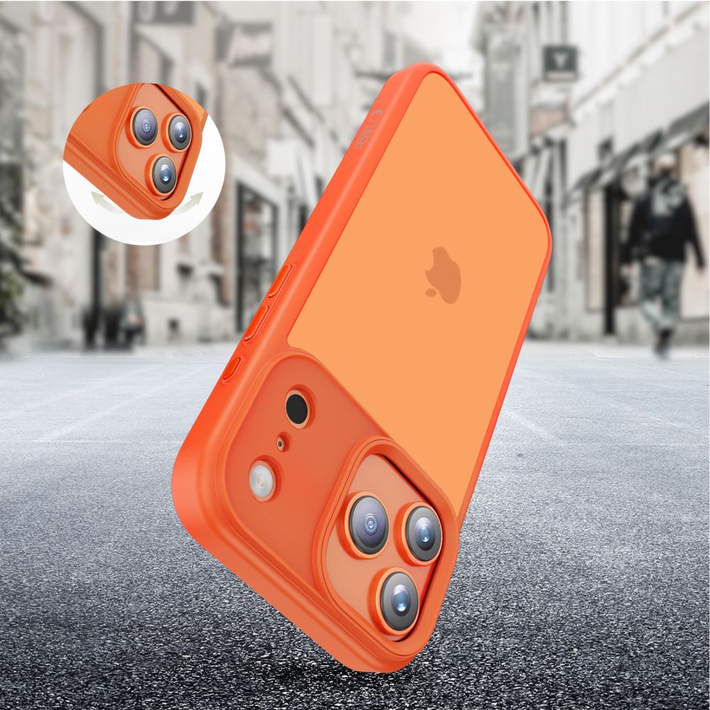 Tech-Protect Tech-Protect iPhone 17 Pro Skal MagMat Cosmic Orange