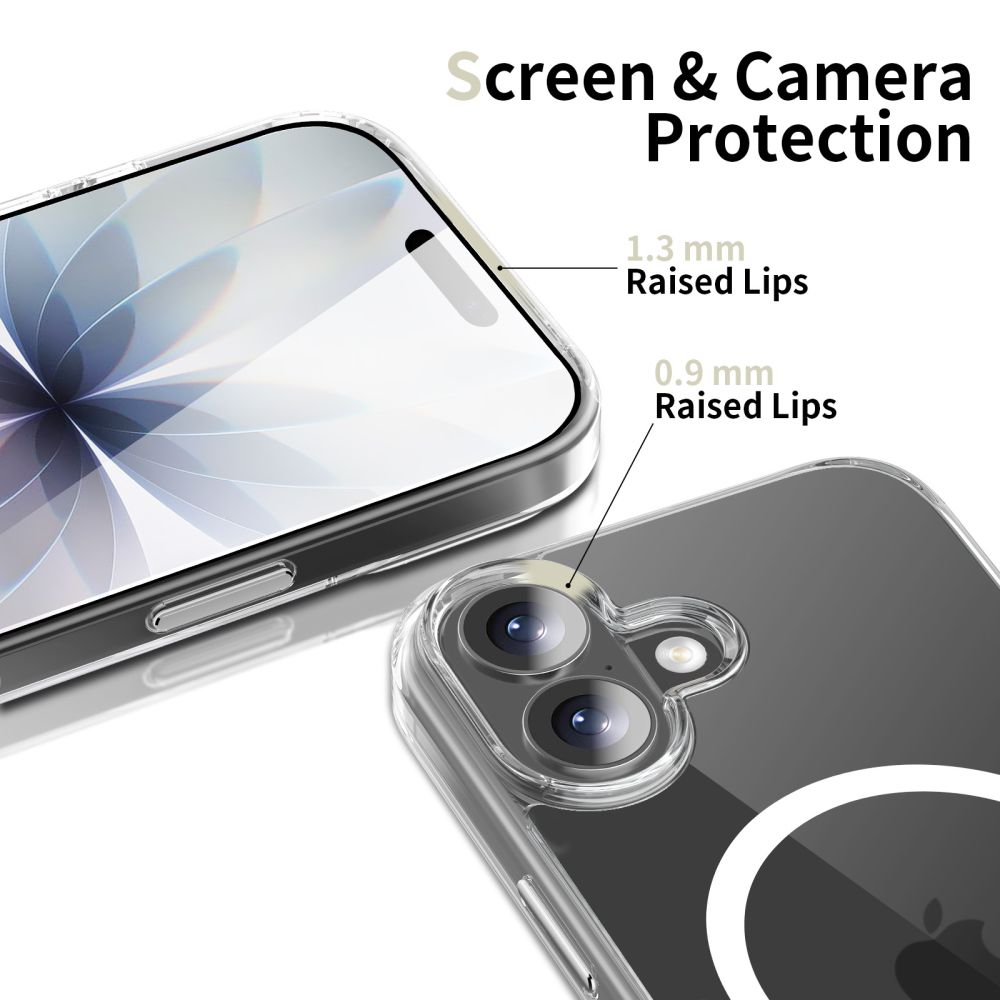 Tech-Protect Tech-Protect iPhone 17 Skal MagSafe FlexAir Hybrid Clear