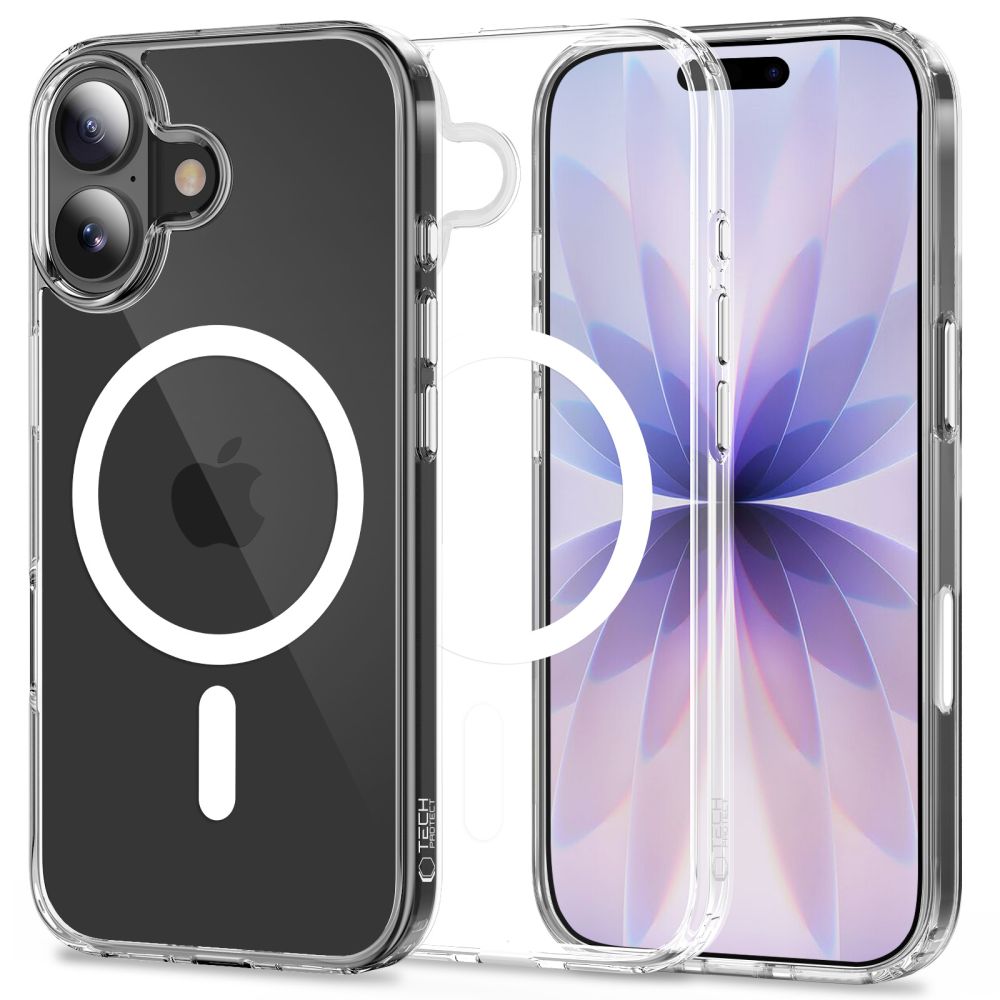 Tech-Protect Tech-Protect iPhone 17 Skal MagSafe FlexAir Hybrid Clear