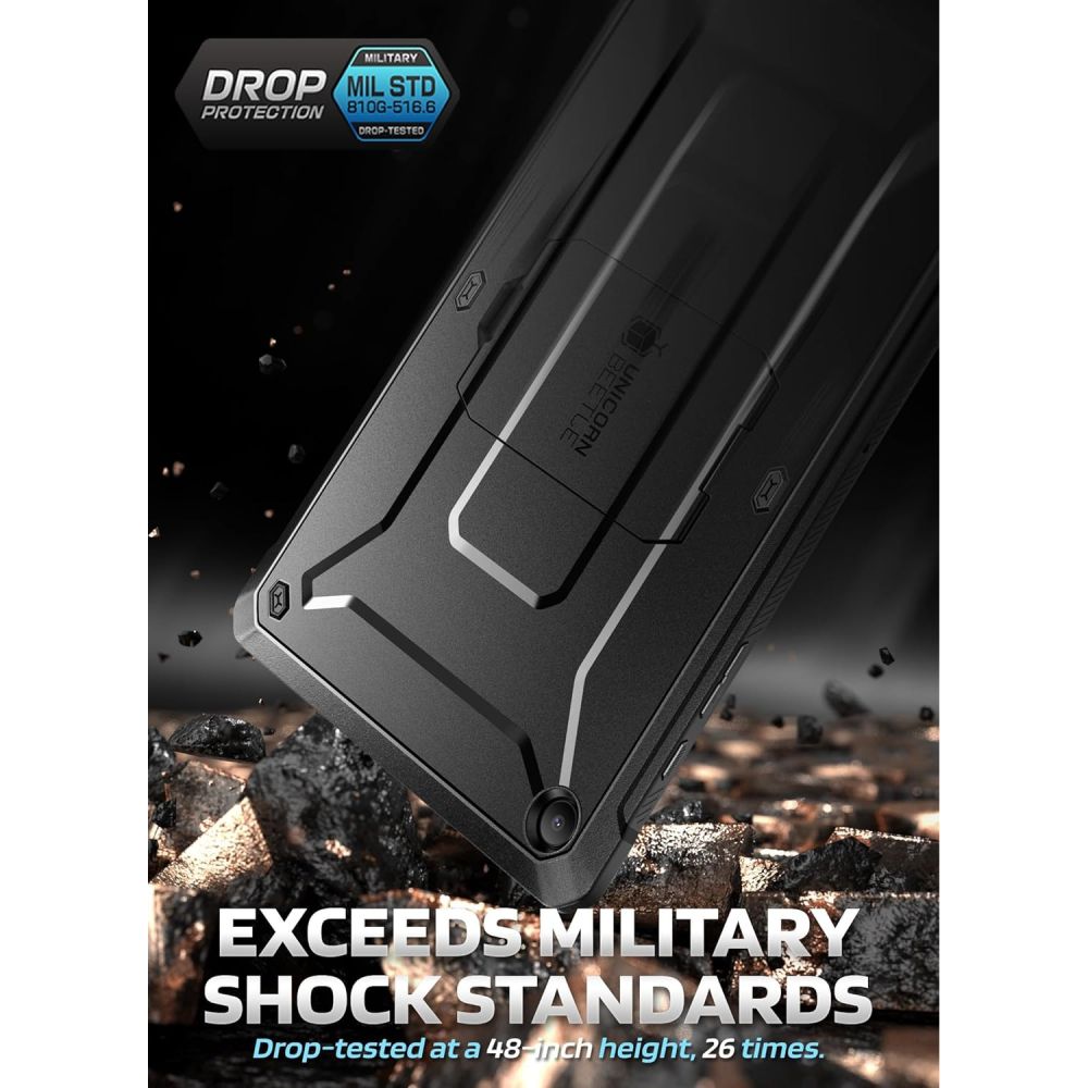 Supcase Supcase Galaxy Tab A11 Plus Skal Unicorn Beetle Pro Svart