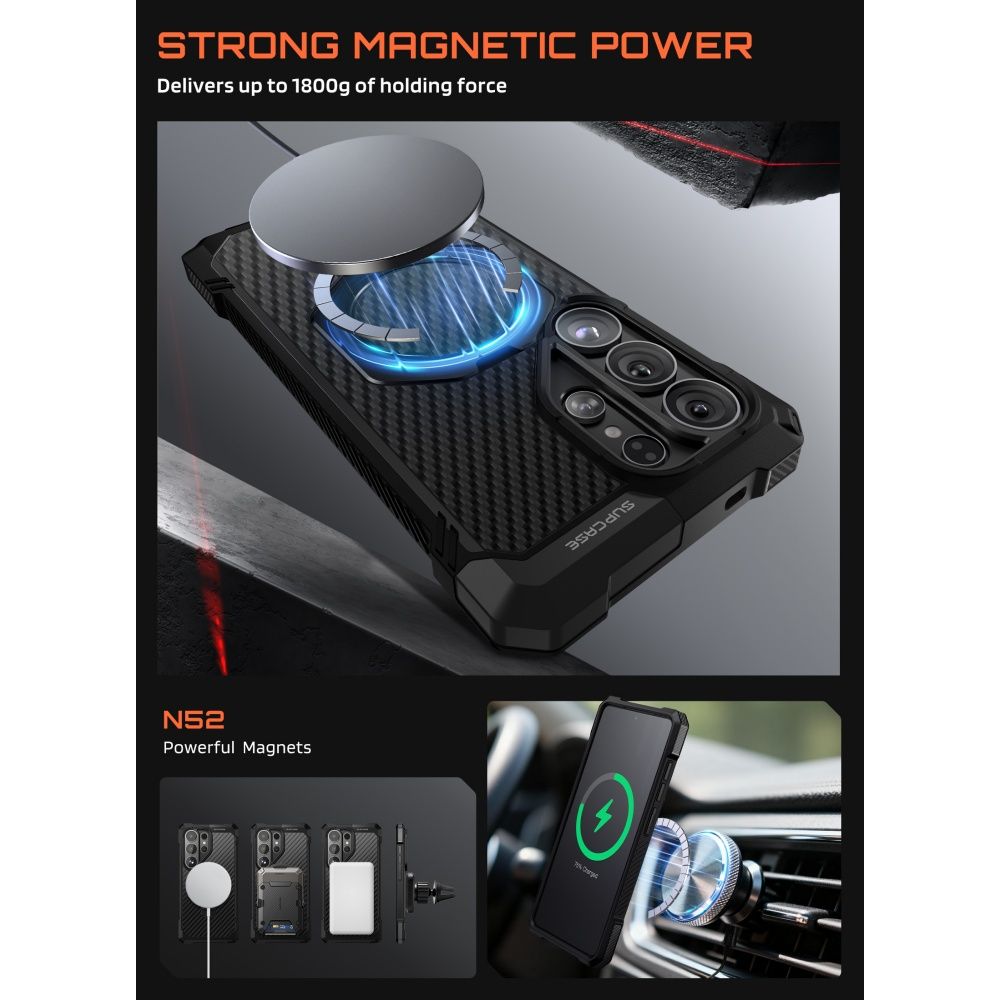 Supcase Supcase Samsung Galaxy S26 Ultra Skal MagSafe UB Grip Aramid
