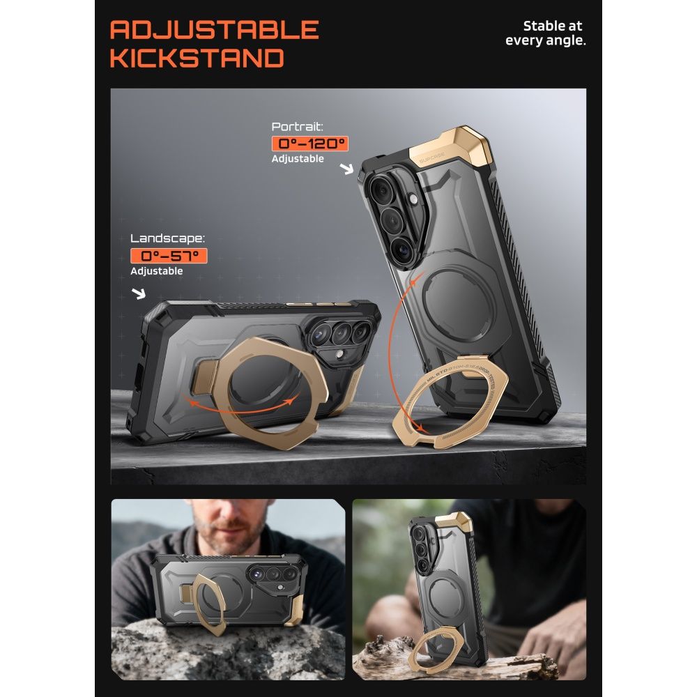 Supcase Supcase Samsung Galaxy S26 Skal MagSafe UB Grip Desert