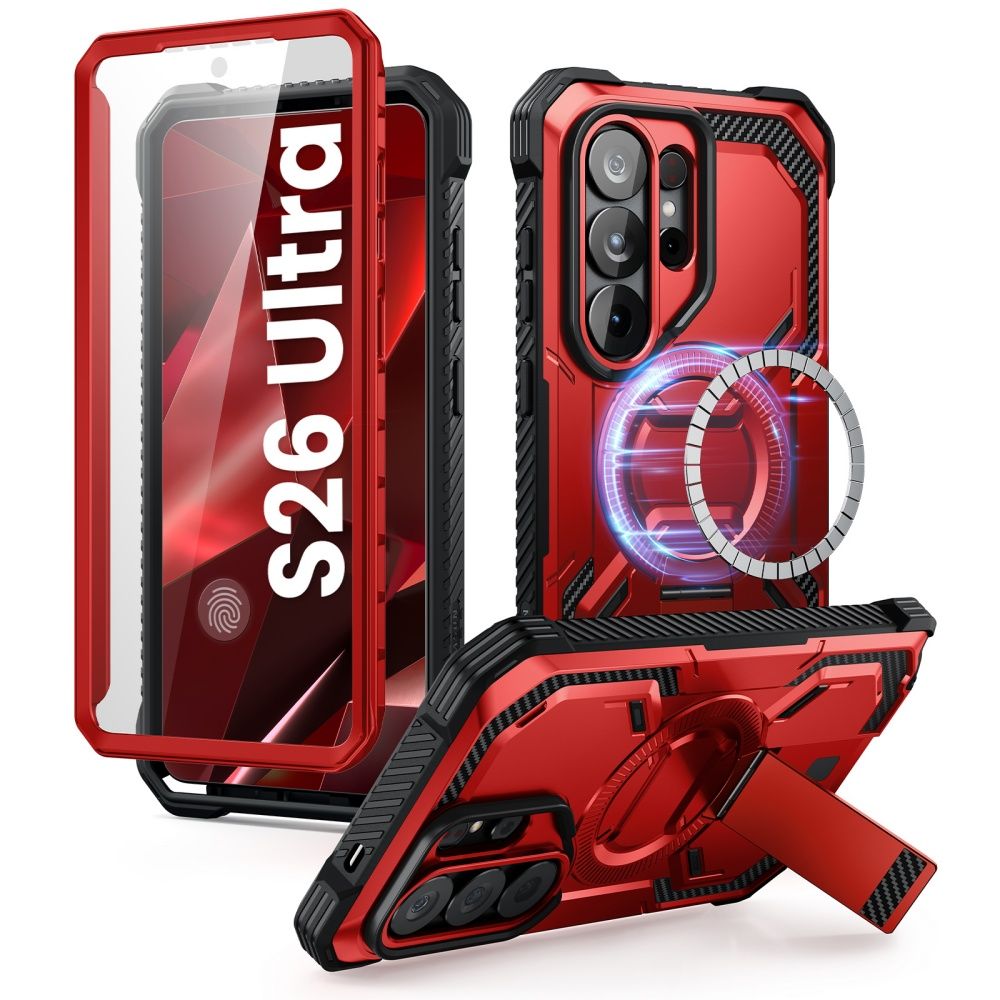 Supcase Supcase Galaxy S26 Ultra Skal MagSafe Iblsn ArmorBox Ruddy