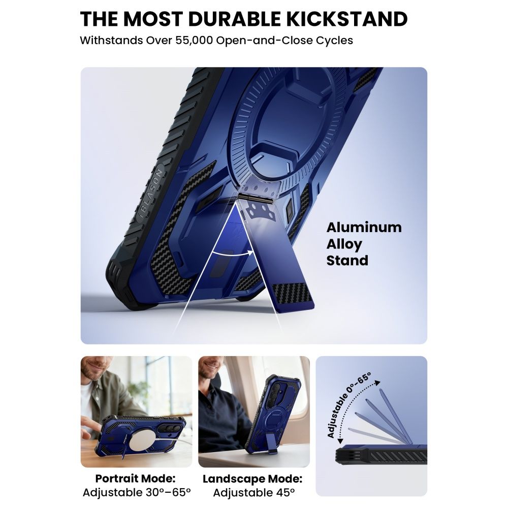 Supcase Supcase Samsung Galaxy S26 Skal MagSafe Iblsn ArmorBox Cobalt