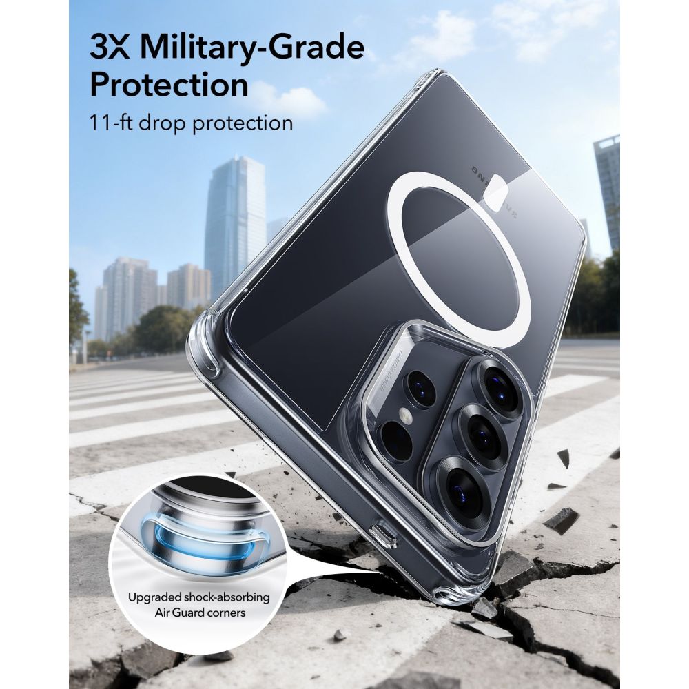 ESR ESR Samsung Galaxy S26 Ultra Skal MagSafe Classic Hybrid Transparent