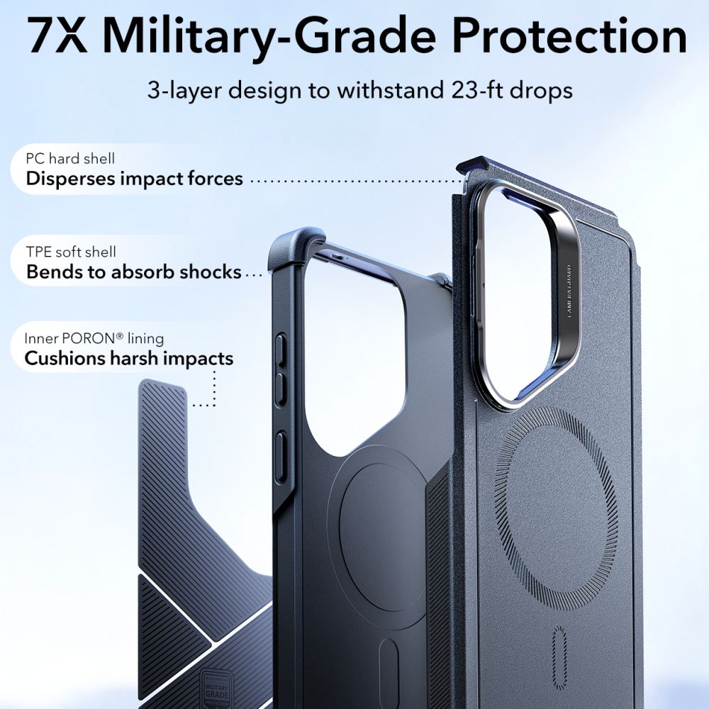 ESR ESR Samsung Galaxy S26 Ultra Skal MagSafe CyberTough Kickstand Svart